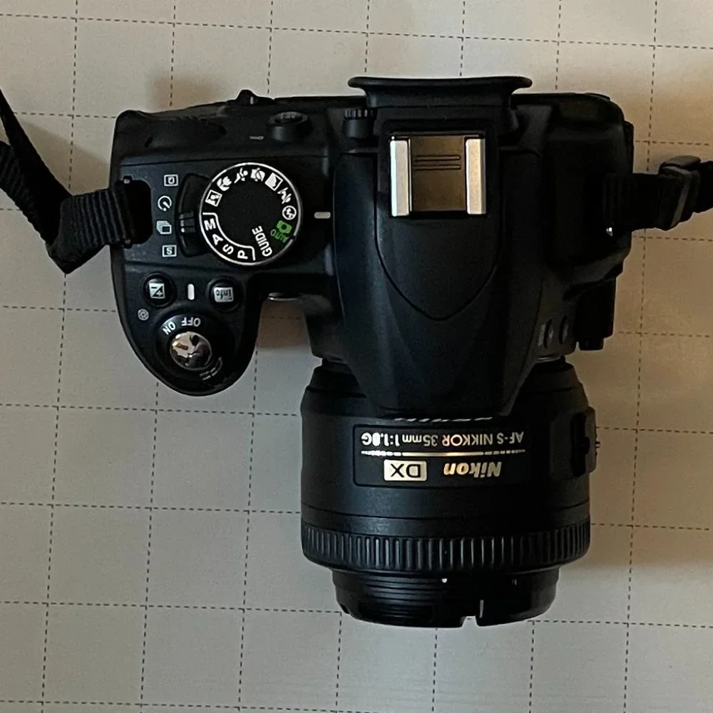 NIKON D3100 CAMERA + NIKON Lens + Camera Bag
